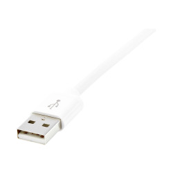 Cable 2M Lightning Apple Ipod iPad iPhone A USB 2.0 Blanco | APLIUM