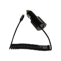 Dual Port Car Charger - Micro USB+USB