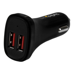 Cargador De Coche USB Dos Puertos 24W 4.8A Negro | APLIUM