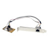 StarTech.com Adaptador Tarjeta de Red NIC Mini PCI Express PCI-e PCIe