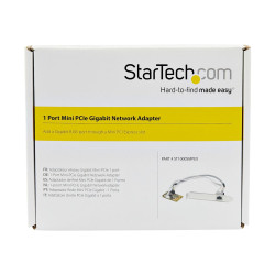 StarTech.com Adaptador Tarjeta de Red NIC Mini PCI Express PCI-e PCIe