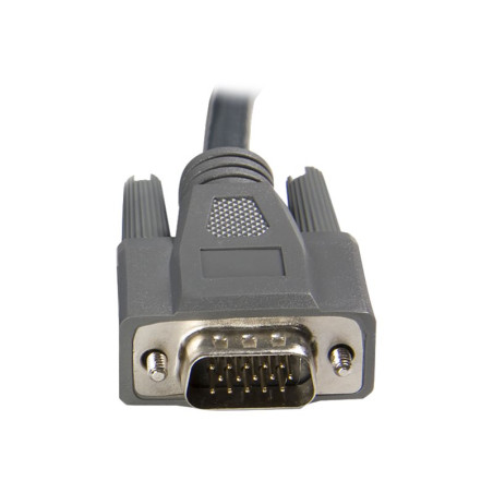 StarTech.com Cable KVM Ultra Thin Delgado VGA USB 2-en-1 para uso en C