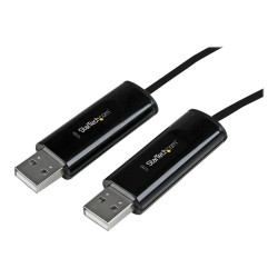 StarTech.com Cable Switch Conmutador KM USB de 2 Puertos con Transfere
