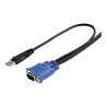 StarTech.com Cable KVM Ultra Delgado Todo en Uno VGA USB HD1 | APLIUM