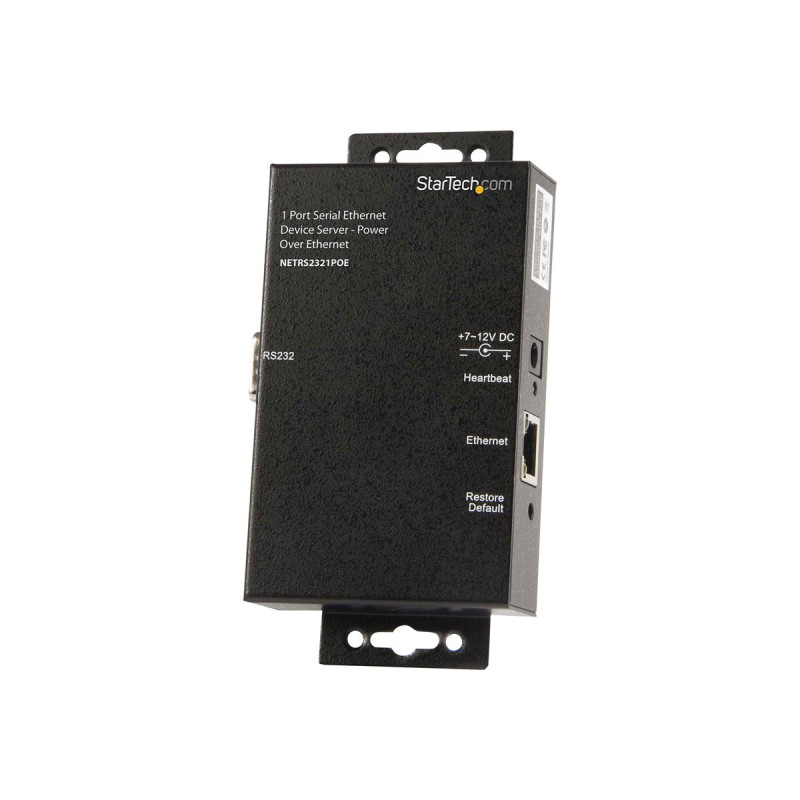 StarTech.com Servidor de Dispositivos Serie de 1 Puerto RS232 con Powe