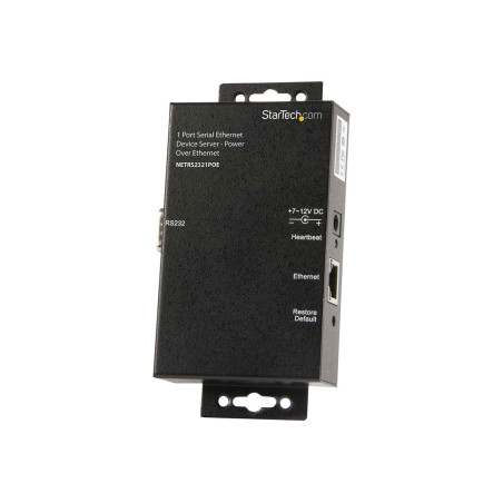 StarTech.com Servidor de Dispositivos Serie de 1 Puerto RS232 con Powe