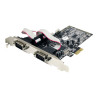 Startech Tarjeta Adaptadora PCI Express PCIe de 4 Puertos Serie Cable