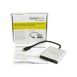 StarTech.com Lector Grabador USB 3.0 de Tarjetas de Memoria SD, Micro