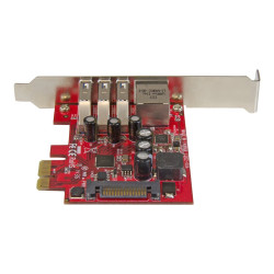 StarTech.com Tarjeta Adaptador de Red Ethernet Gigabit Combo con Hub C