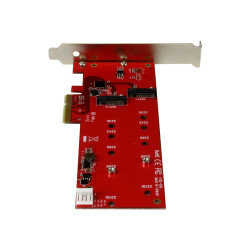 Startech Tarjeta Controladora M.2 SATA III PCI Express para 2 SSD - Ad