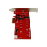 Startech Tarjeta Controladora M.2 SATA III PCI Express para 2 SSD - Ad