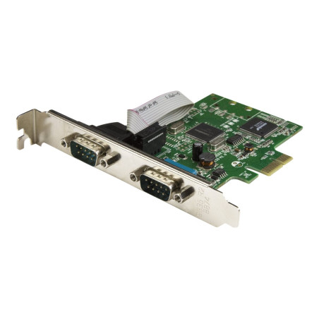 Startech Tarjeta Serie PCI Express de 2 Puertos DB9 RS232 con UART 16C