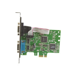Startech Tarjeta Serie PCI Express de 2 Puertos DB9 RS232 con UART 16C