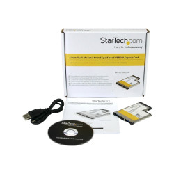 StarTech.com Tarjeta Adaptador ExpressCard/54 USB 3.0 de 2 Puertos con