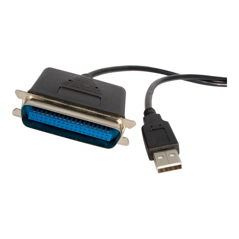 StarTech.com 10 ft USB to Parallel Printer Adapter - M/M - USB to ieee