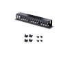 Panel Canaleta Horizontal 2U Con Cubierta Rack | APLIUM