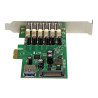 StarTech.com Adaptador tarjeta PCI Express 7 puertos USB 3.0 con alime