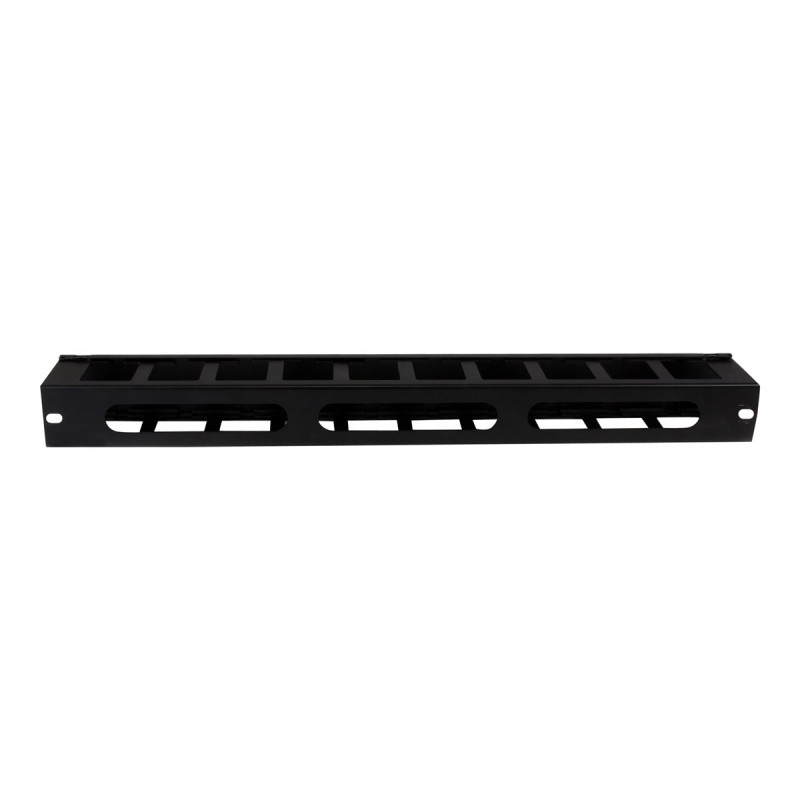 StarTech.com Panel Canaleta Horizontal de 1U con Cubierta para Gestión