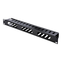 StarTech.com Panel Canaleta Horizontal de 1U con Cubierta para Gestión