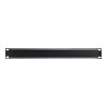 StarTech.com Panel Canaleta Horizontal de 1U con Cubierta para Gestión