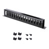 StarTech.com Panel Canaleta Horizontal de 1U con Cubierta para Gestión