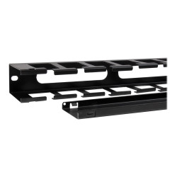 StarTech.com Panel Canaleta Horizontal de 1U con Cubierta para Gestión