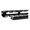 StarTech.com Panel Canaleta Horizontal de 1U con Cubierta para Gestión