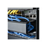 StarTech.com Panel Canaleta Horizontal de 1U con Cubierta para Gestión