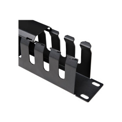 StarTech.com Panel Canaleta Horizontal de 1U con Cubierta para Gestión