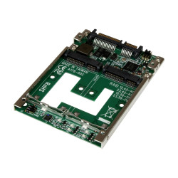 StarTech.com Adaptador Conversor de SSD mSATA Doble a SATA RAID de 2,5