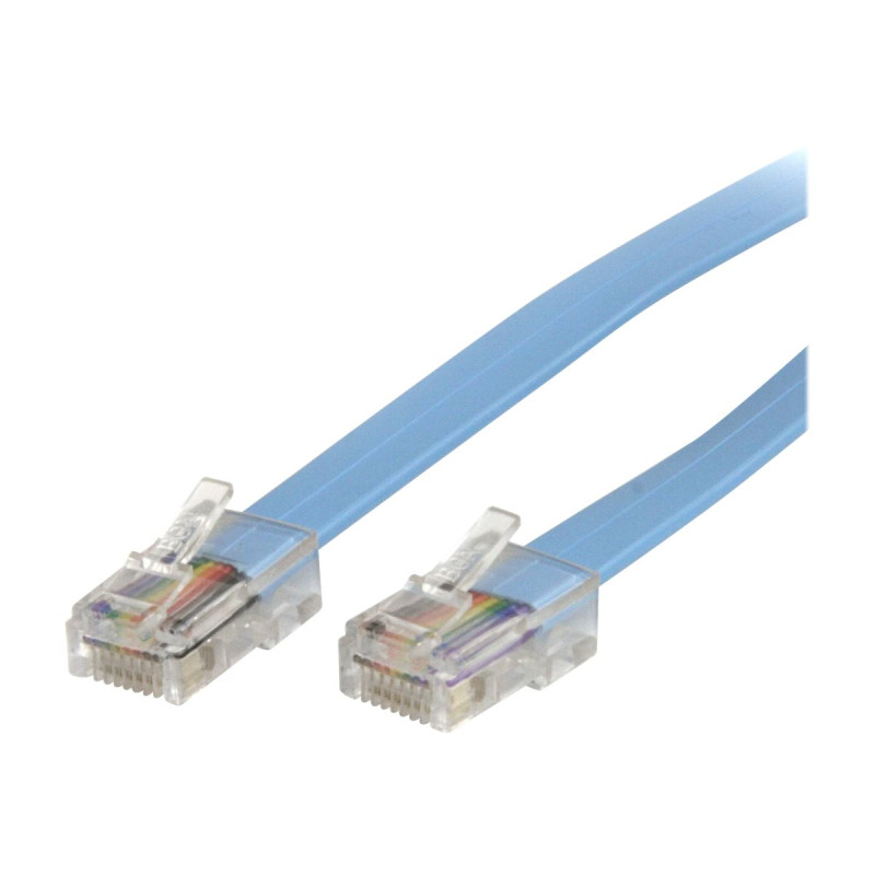 Cable 18M Rollover De Consola Cisco RJ45 Macho A Macho | APLIUM