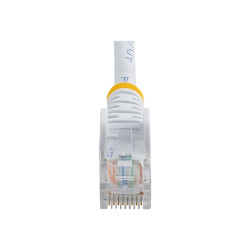 Cable De Red 0.5M Blanco CAT5E Ethernet Sin Enganche | APLIUM