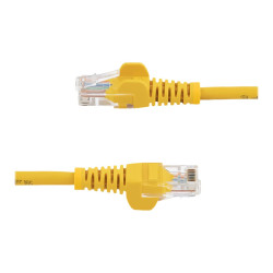 StarTech.com - Cable de Red de 0,5m Amarillo Cat5e Ethernet RJ45 sin E