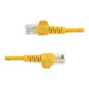 StarTech.com - Cable de Red de 0,5m Amarillo Cat5e Ethernet RJ45 sin E