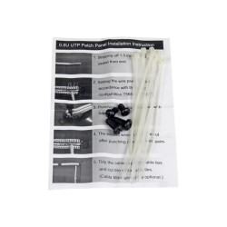 StarTech.com 24 Port 0.5U Cat5e Patch Panel - RJ45 Ethernet Rack Mount