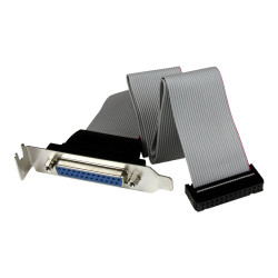 Adaptador 40CM Bracket Paralelo Perfil Bajo DB25 A IDC26 | APLIUM