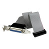 Adaptador 40CM Bracket Paralelo Perfil Bajo DB25 A IDC26 | APLIUM