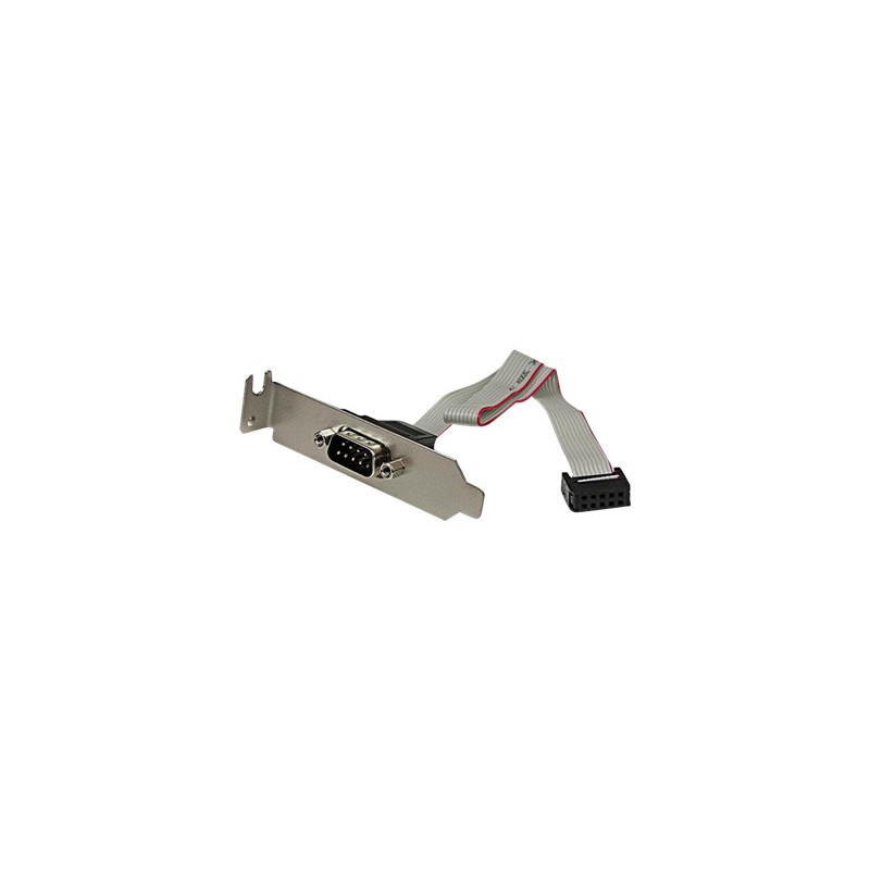 StarTech.com Placa para Ranura Serie Macho de 9 Pines a Cabe | APLIUM