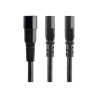 10ft 3m Computer Power Cord Splitter