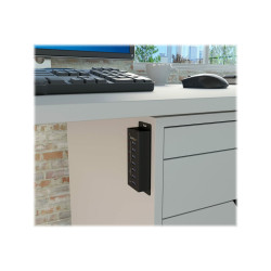 StarTech.com Hub Concentrador USB 3.0 de 4 Puertos con 3 Puertos de Ca