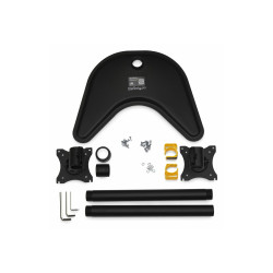 StarTech.com Soporte Vertical de Acero de Servicio Pesado para dos Mon
