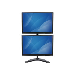 StarTech.com Soporte Vertical de Acero de Servicio Pesado para dos Mon