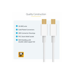 2m 1.8m White Mini DisplayPort 1.2 Cable | APLIUM