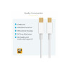 2m 1.8m White Mini DisplayPort 1.2 Cable | APLIUM