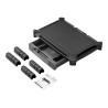 Base Con Cajon Monitor Altura Ajustable Y Columnas Apilables | APLIUM