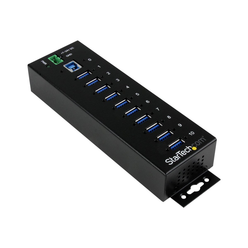 Concentrador Industrial USB 3 10 Puertos Proteccin Esd | APLIUM