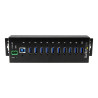 Startech Concentrador Industrial USB 3.0 de 10 Puertos - Hub Ladrón co