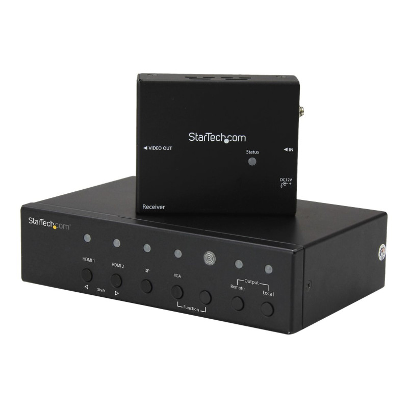 Extensor Hdbaset Multi Entrada Con Conmutador 4K Dp VGA HDMI | APLIUM