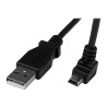 Cable 2M Mini USB B A USB A Acodado Hacia Abajo Adaptador | APLIUM
