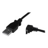 Cable 2M Mini USB B A USB A Acodado Hacia Abajo Adaptador | APLIUM